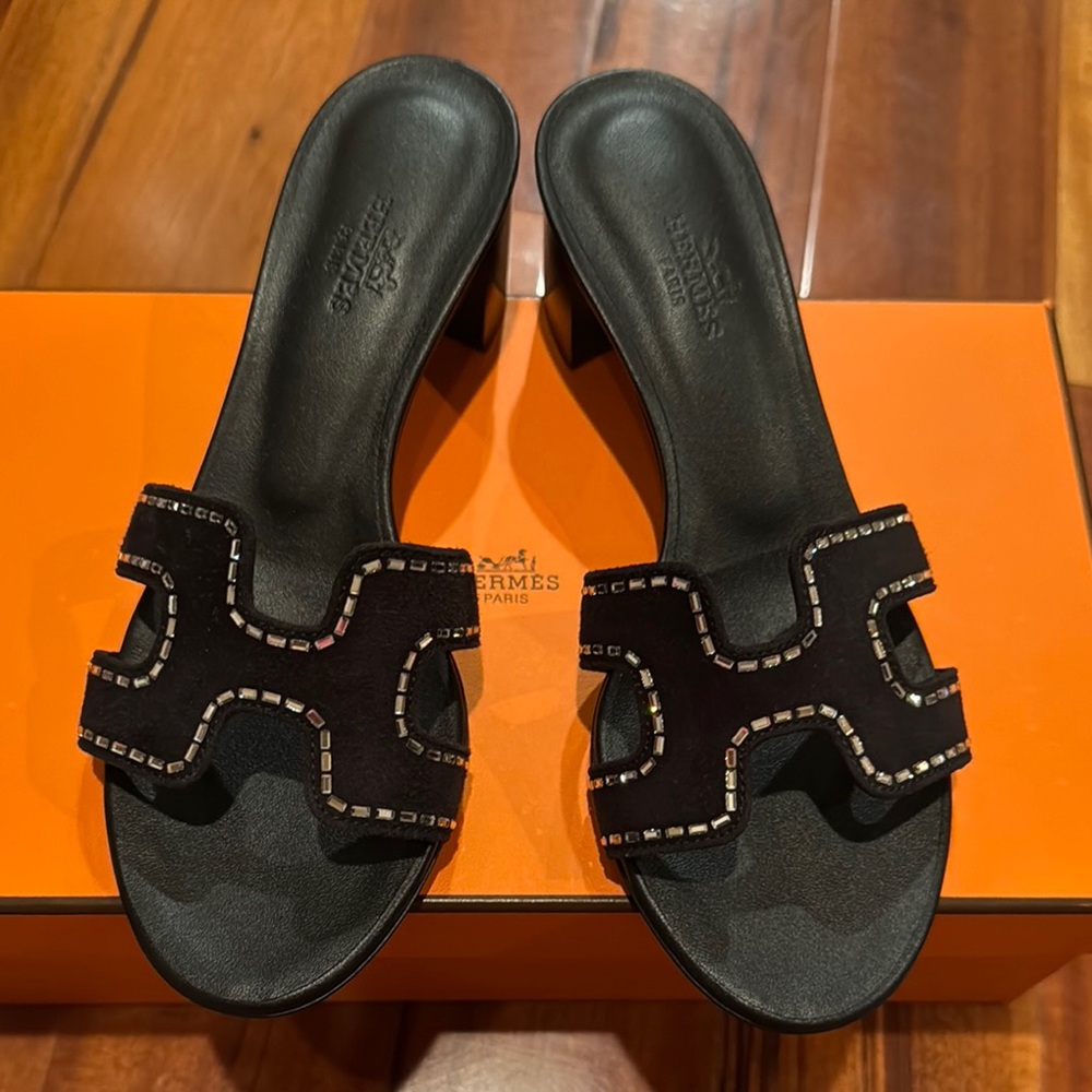 Hermes Oasis Leather Sandals